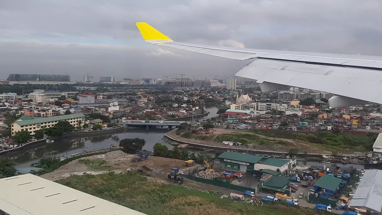 Cebu Pacific Airbus A330 RP-C3347 Landing in Manila Airport