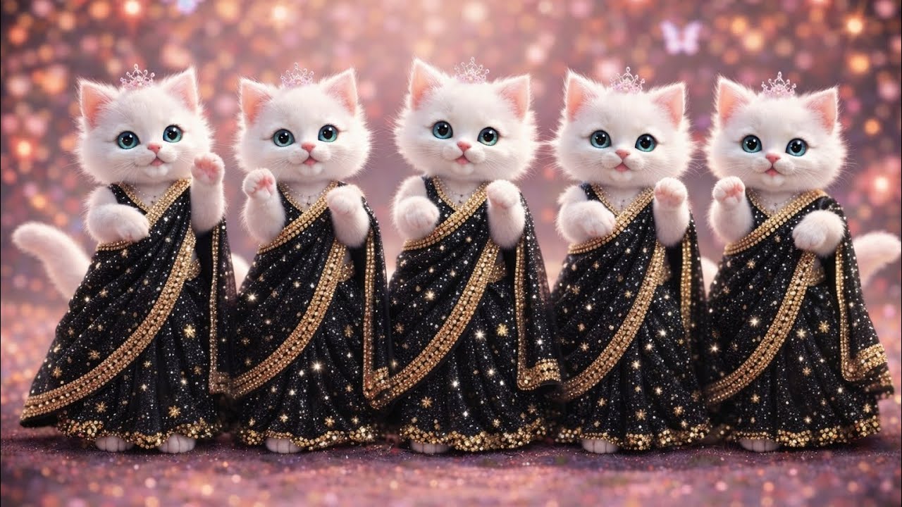 प्यारा Fluffy Kitten का मजेदार डांस 🐱💃 | सबसे क्यूट वायरल वीडियो!” @purrfect-furr 