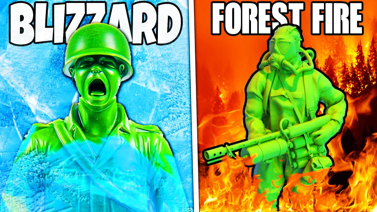 I Simulate Natural DISASTERS with ARMY MEN Toy Soldiers...