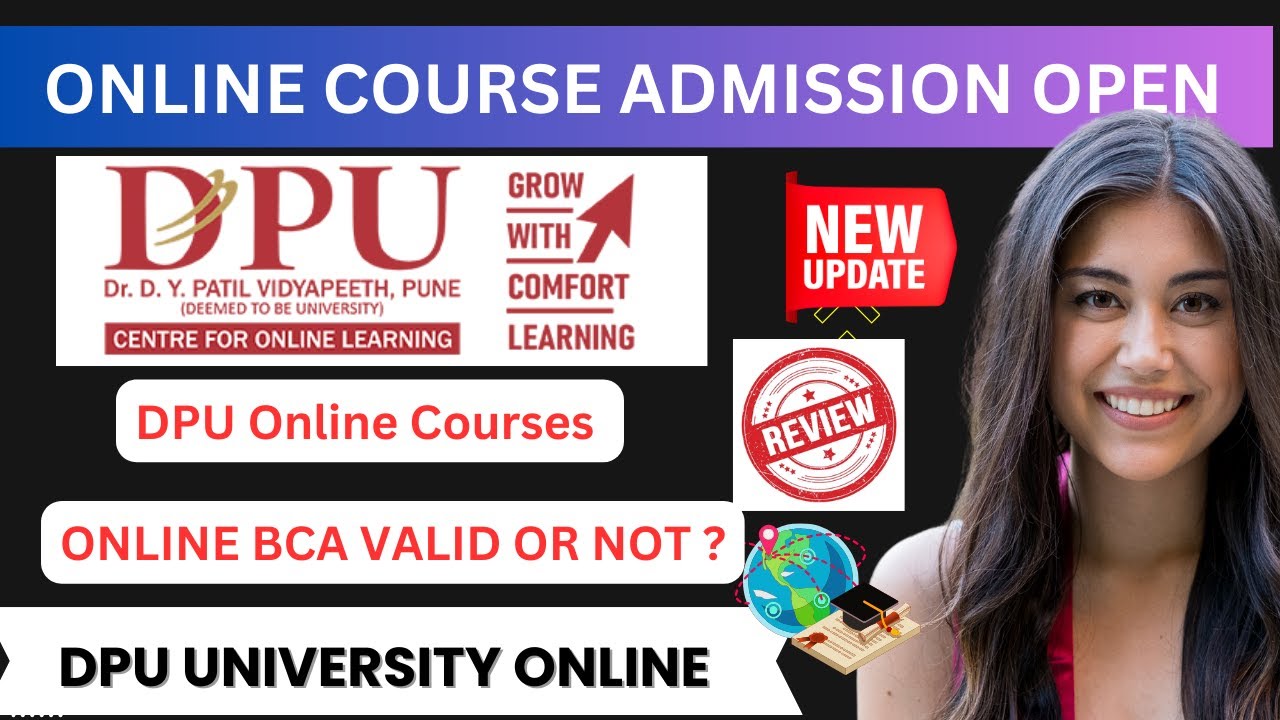 DPU Online Admission open - Online BBA, MBA | D Y Patil Vidyapeeth Centre for Online Learning