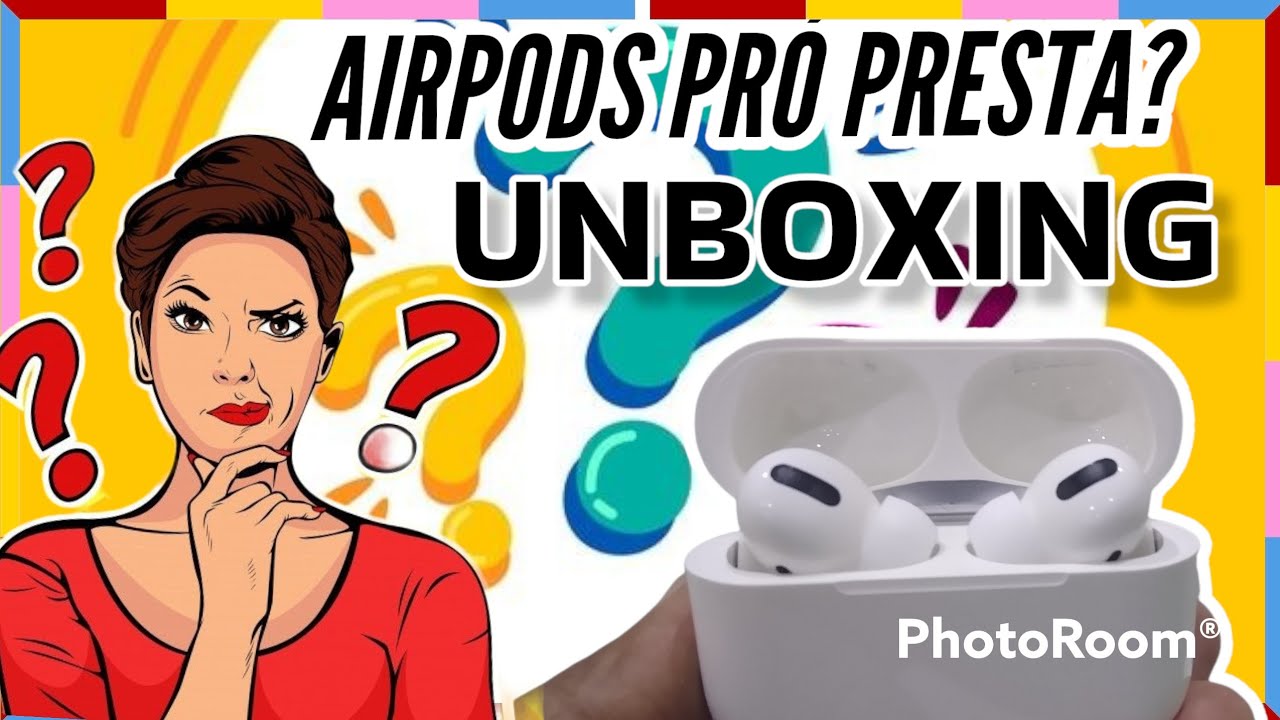 AIRPODS PRÓ UNBOXING || SERÁ QUE PRESTA ? #airpodspro #fonesbluetooth #unboxing #eletronicos