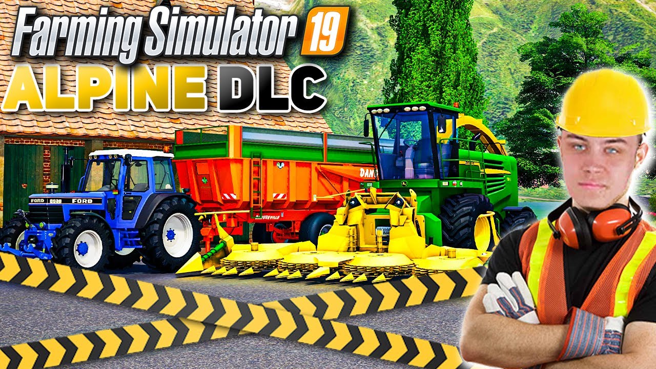 RECONSTRUIRE la ferme du DLC ALPINE ! (Farming Simulator 19)