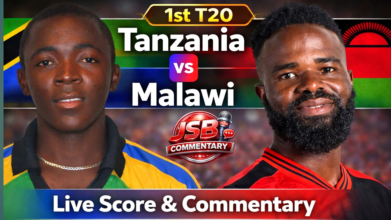 Tanzania vs Malawi Live | MAW vs TAN 1st T20 | WC Africa Qualifier B 2026 Live Score & Commentary