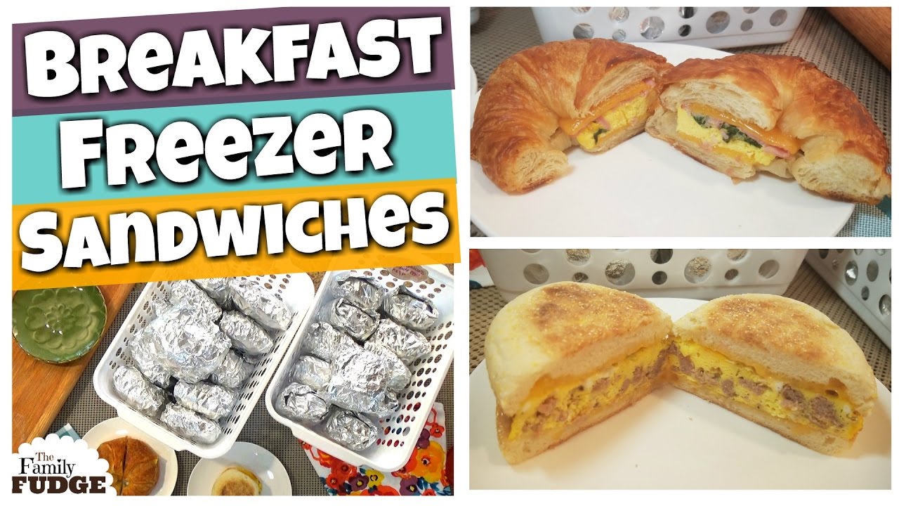 BREAKFAST FREEZER MEALS || 2 Breakfast Sandwiches  || Tutorial
