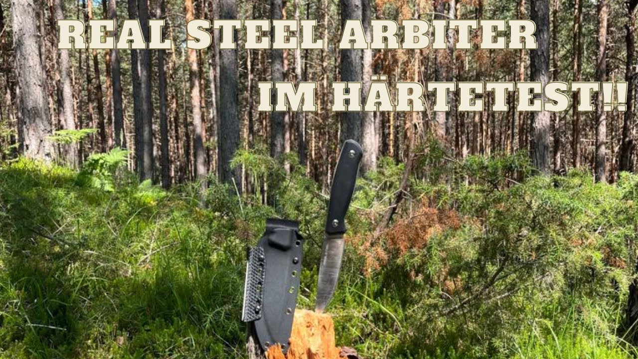 Real Steel Arbiter Messer von @ReiniRossmann im absoluten H&auml;rtetest!!!!        #bushcraft #survival