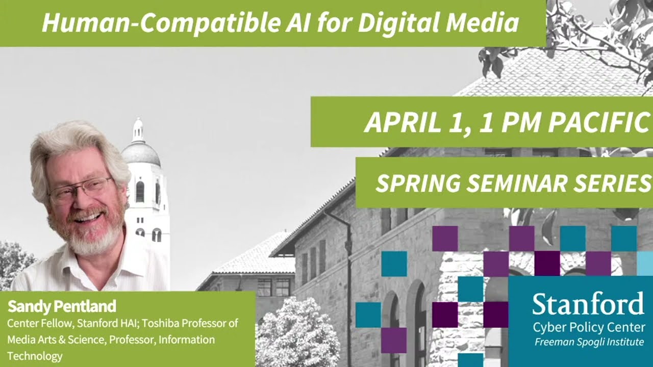 APRIL 1 | Human-Compatible AI for Digital Media