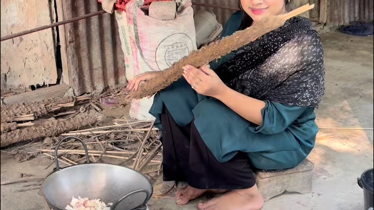 মাটির চুলায় নিজের খামারের হাঁস রান্না করলাম!