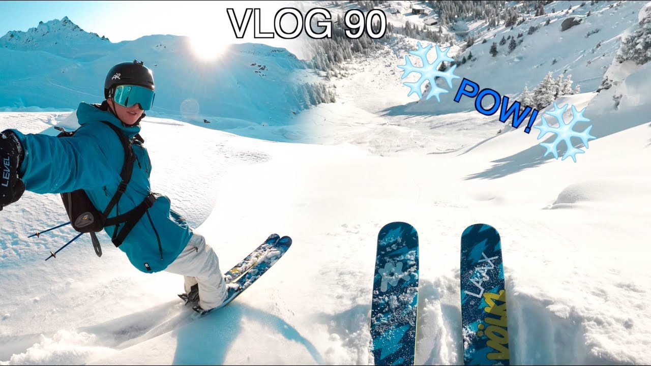 Катание на лыжах по целине!! | VLOG 90