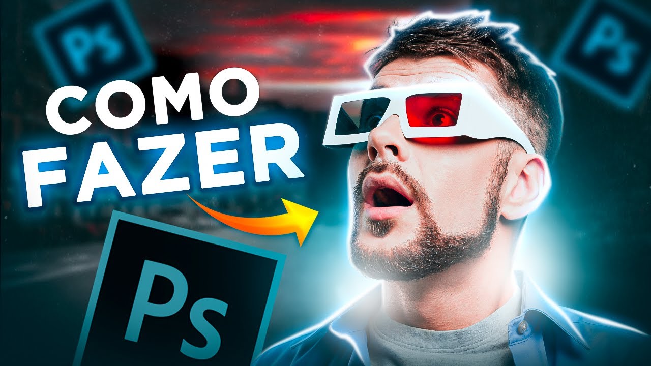 Tutorial de CONTORNO e BRILHO NEON em Thumbnail no Photoshop