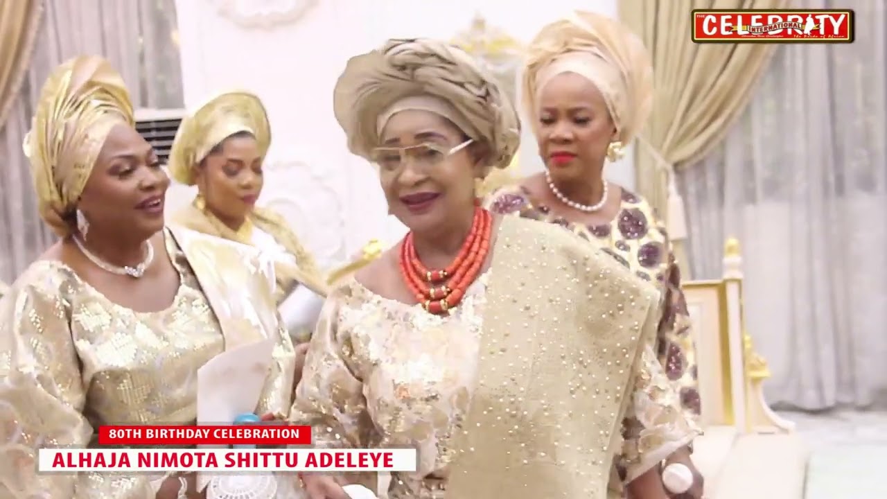 DR. SADE OKOYA'S MUM 80TH BIRTHDAY CELEBRATION