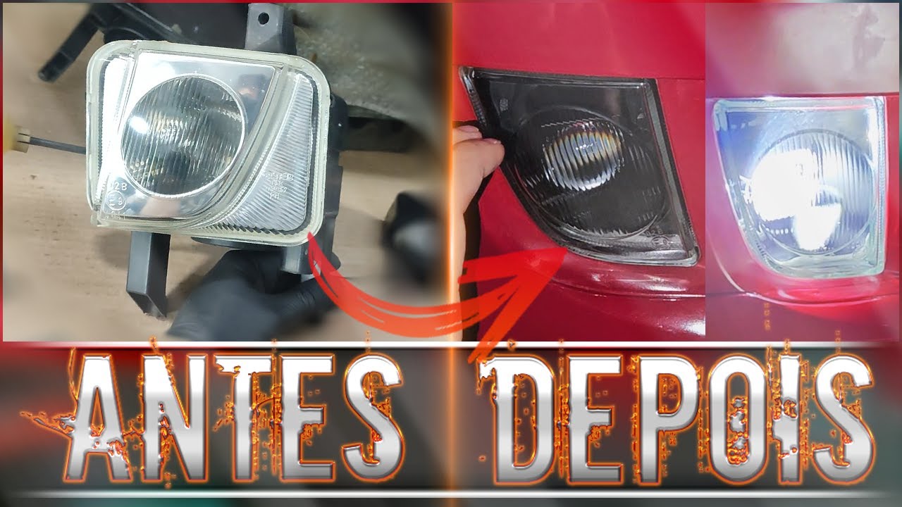 CORSA/MERIVA/MONTANA: COMO INSTALAR PROJETORES BI-LED NOS FARÓIS DE NEBLINA/MILHA MODELO ORIGINAL