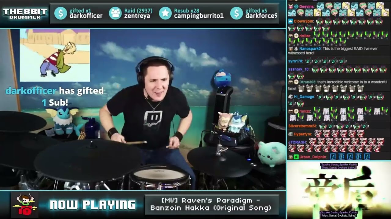 The8BitDrummer // Banzoin Hakka - Raven's Paradigm