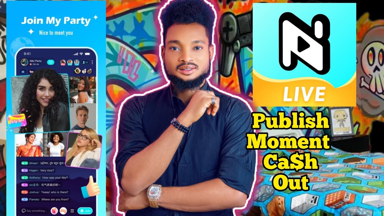 Nikki Live App. How To Publish A Moment and Make Money On Nikki Live Stream
