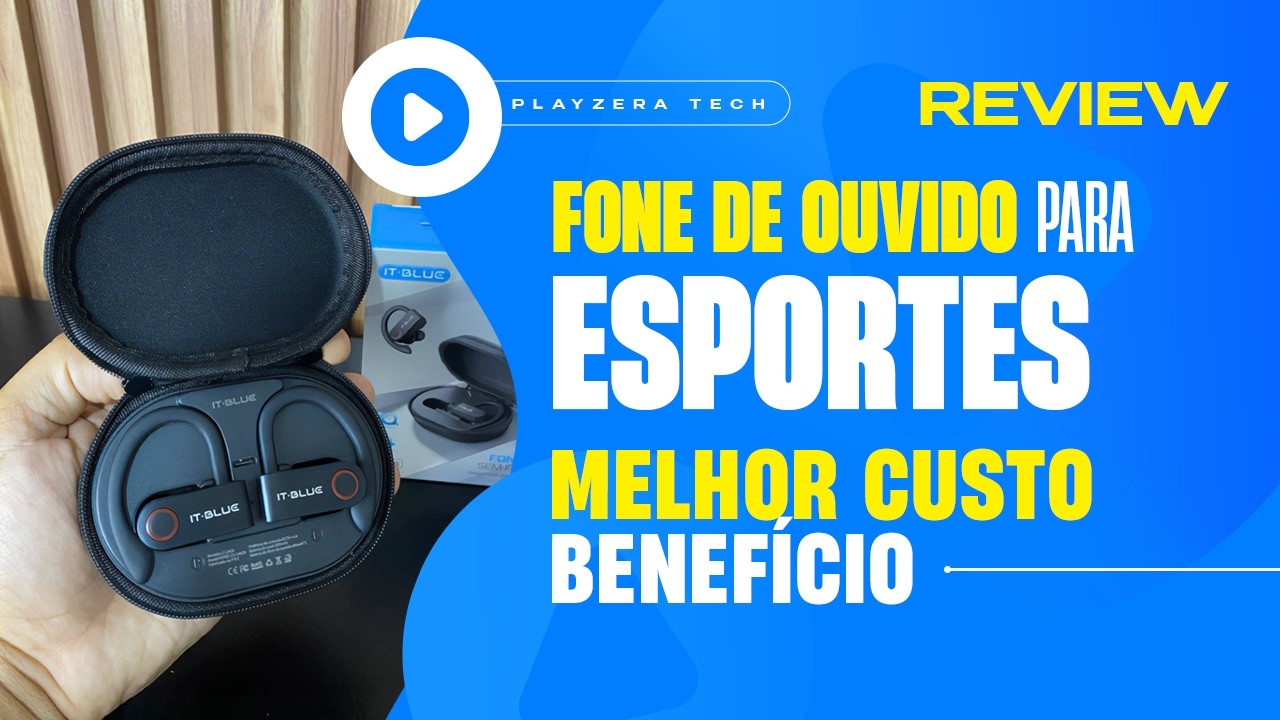 Testei o melhor fone de ouvido para usar em atividades físicas - Review