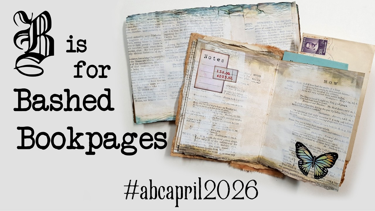 B означает &laquo;Измятые страницы книг&raquo; &mdash; с Керри &mdash; #abcapril2026 @SevenplazaCreative @CraftybyToni