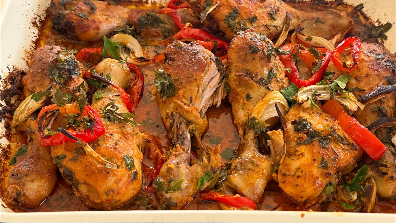Juicy Oven Baked Chicken Drumsticks 