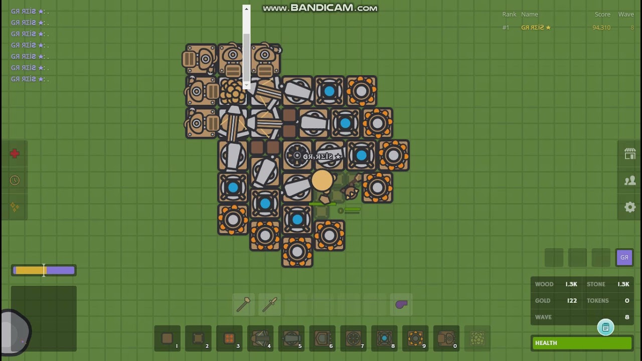 zombs.io base corner base and small base(solo base)