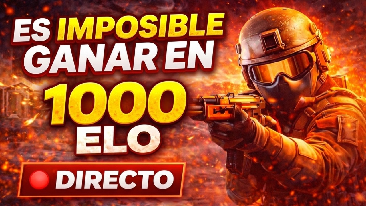 ES IMPOSIBLE salir de 1000 ELO en CS2… | DIRECTO