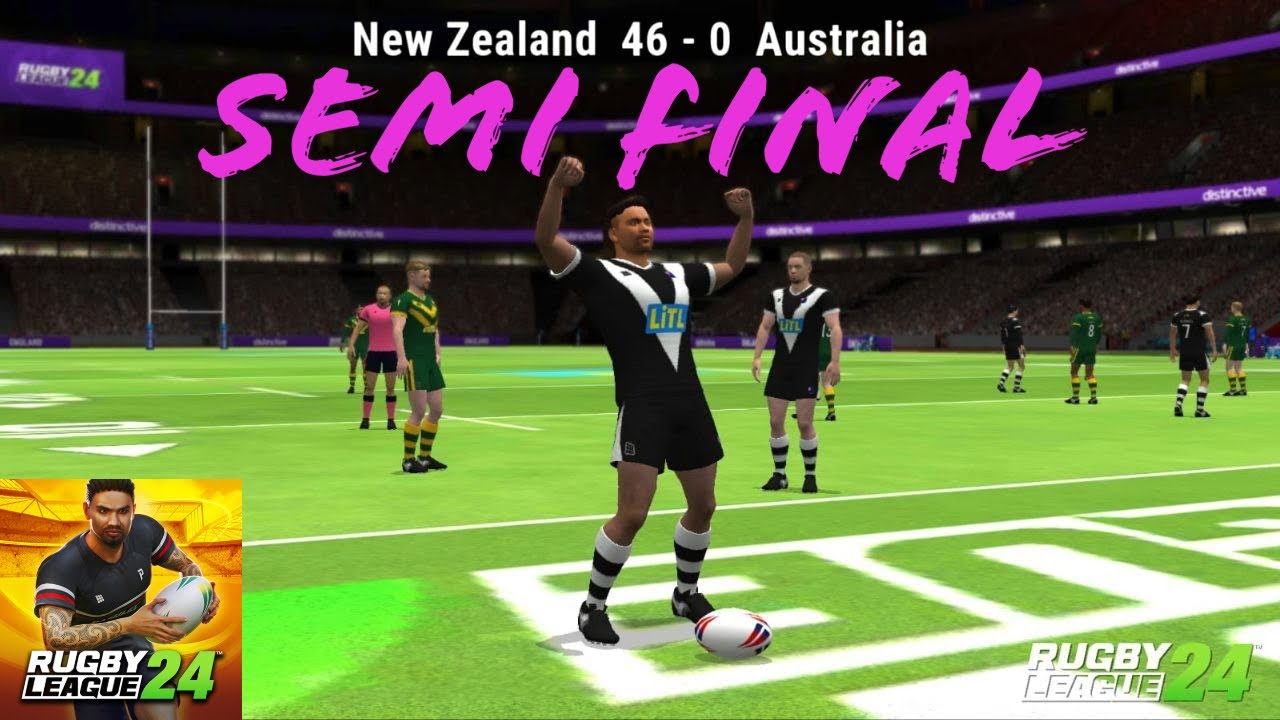 Rugby League 24 World Cup Mode (NZL VS AUS)