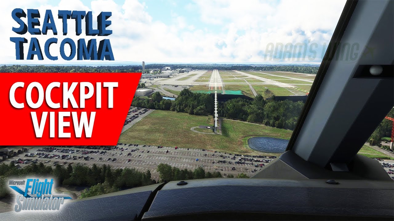 Approach Landing at Seattle Airport IFR Airbus A320 Neo Cockpit View #msfs2020 #seattle