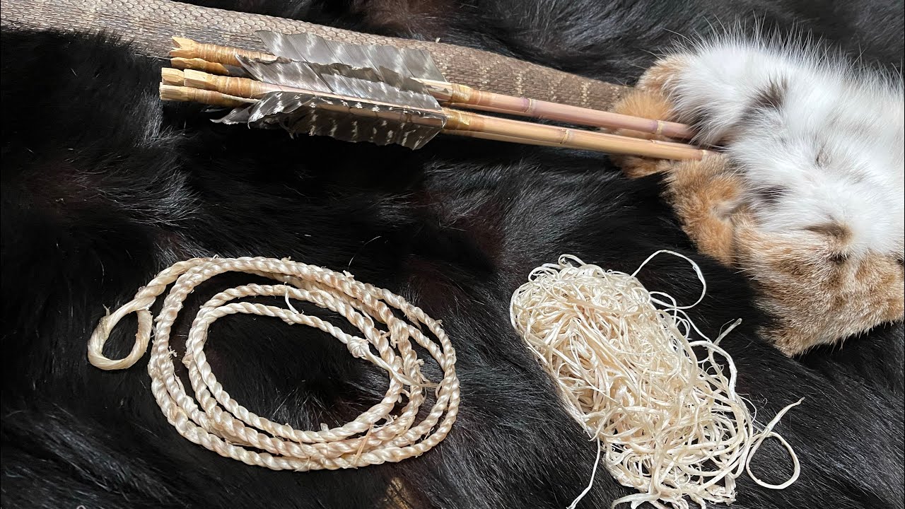 Backing a bow with snakeskins and sinew