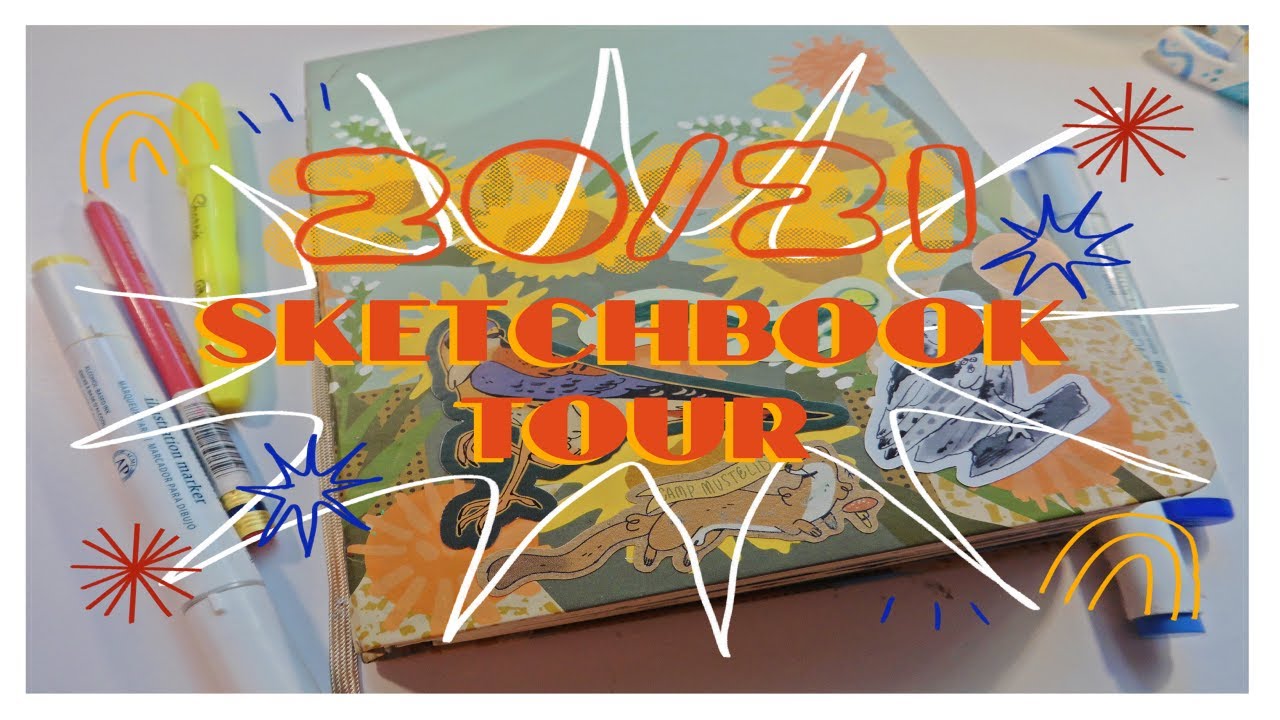 💕2020/2021 sketchbook tour!💕