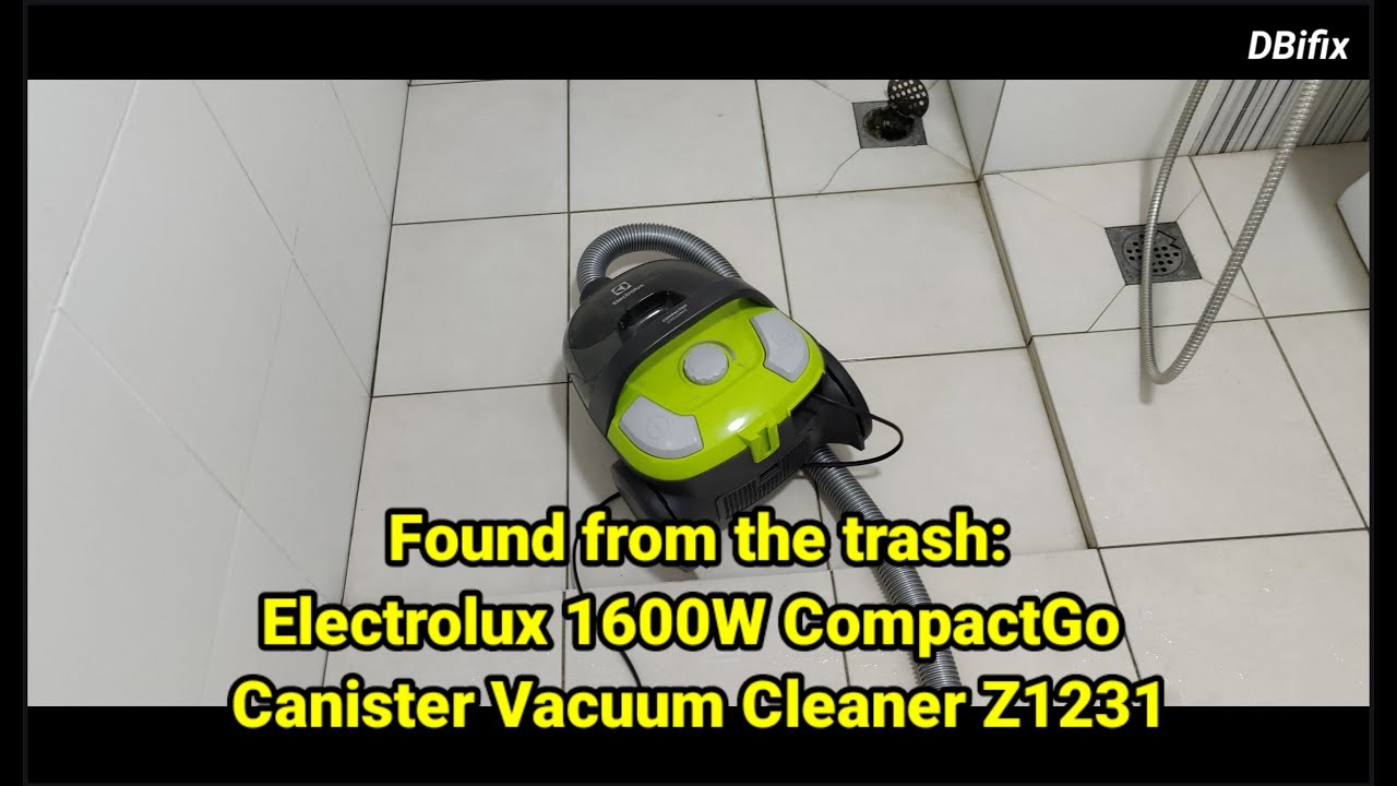 Scrap-n-Repair: Electrolux Vacuum Cleaner Z1231