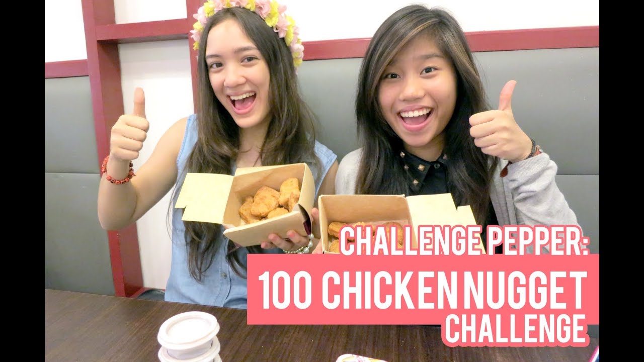 Challenge Pepper: 100 Chicken Nugget Challenge | ft Nicole