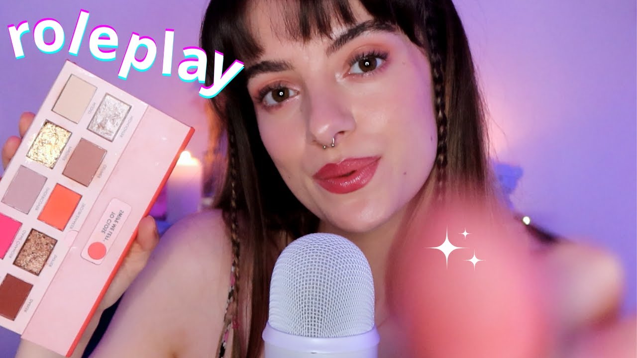 ASMR FR | Je te maquille pour aller voir BARBIE 💖💄 (roleplay)