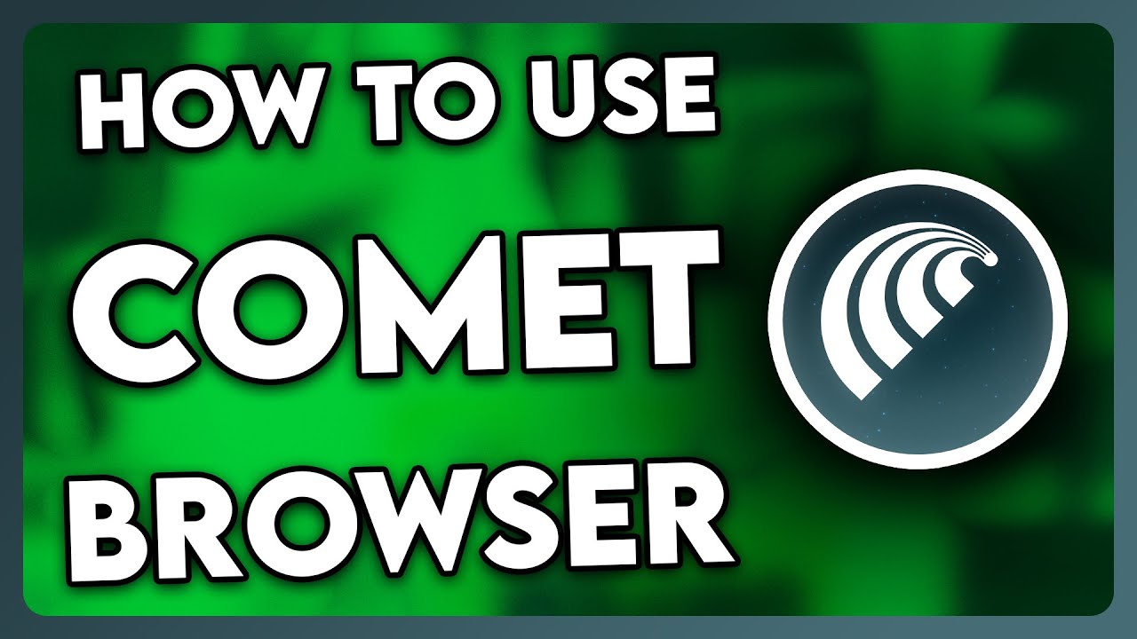 Как использовать Comet Browser (2025) | Пошаговое руководство