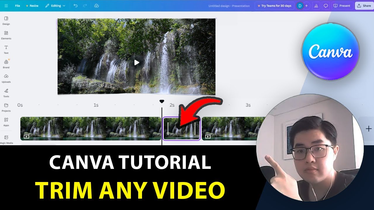 Как обрезать любое видео в Canva (2025) — бесплатно, пошагово
