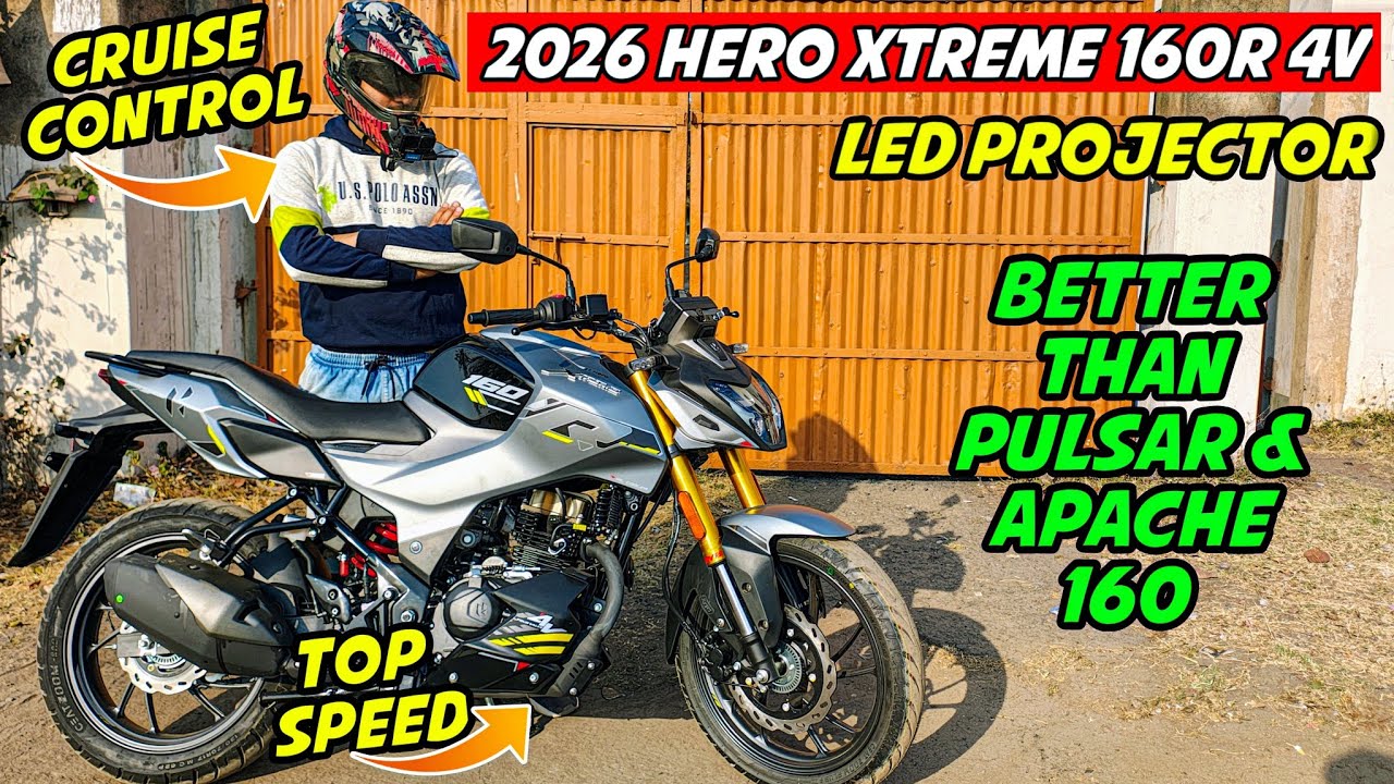 2026 Hero Xtreme 160r 4v Review || Crusie Control & Ride Modes || Led Projector - Fastest 160cc🔥