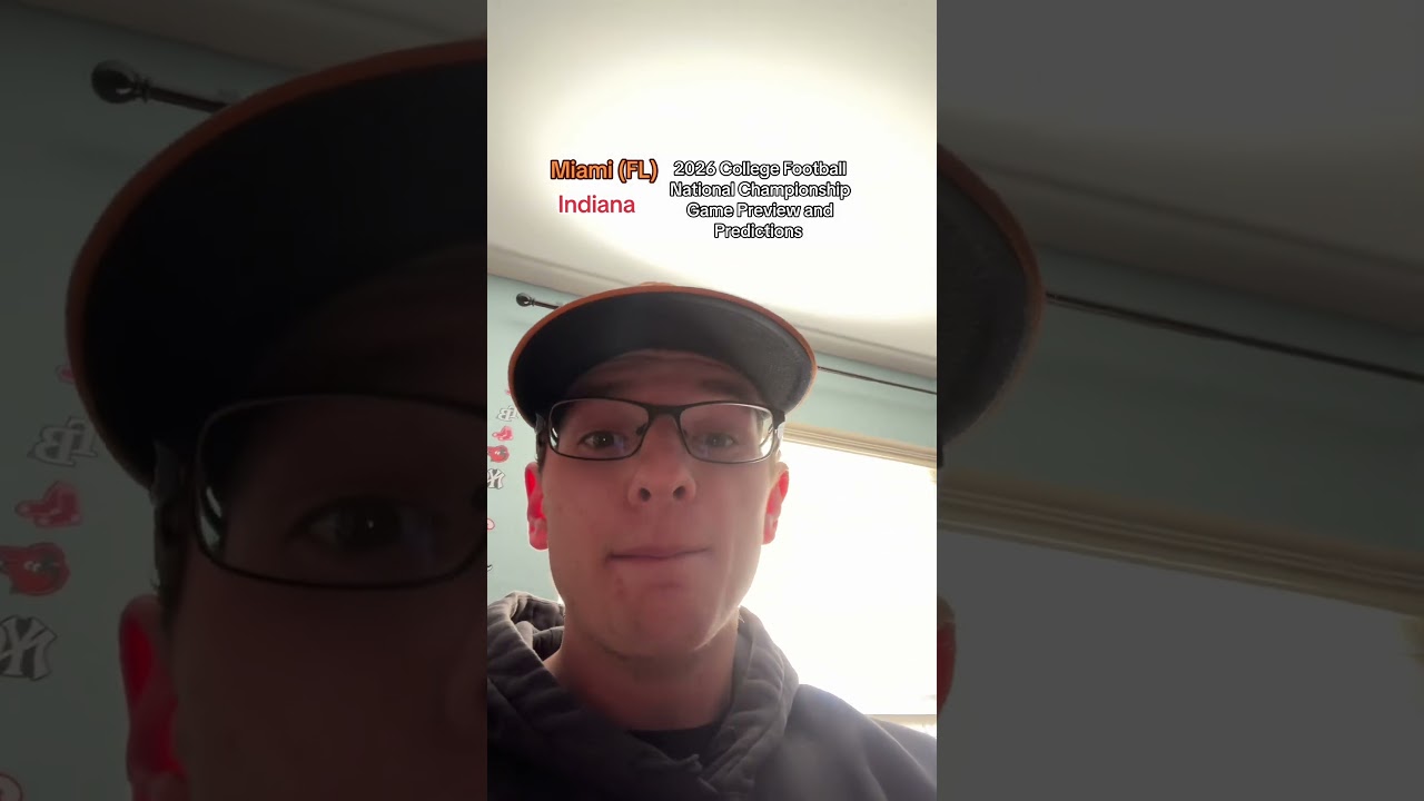 Miami vs Indiana College Football National Championship Game Preview and Predictions