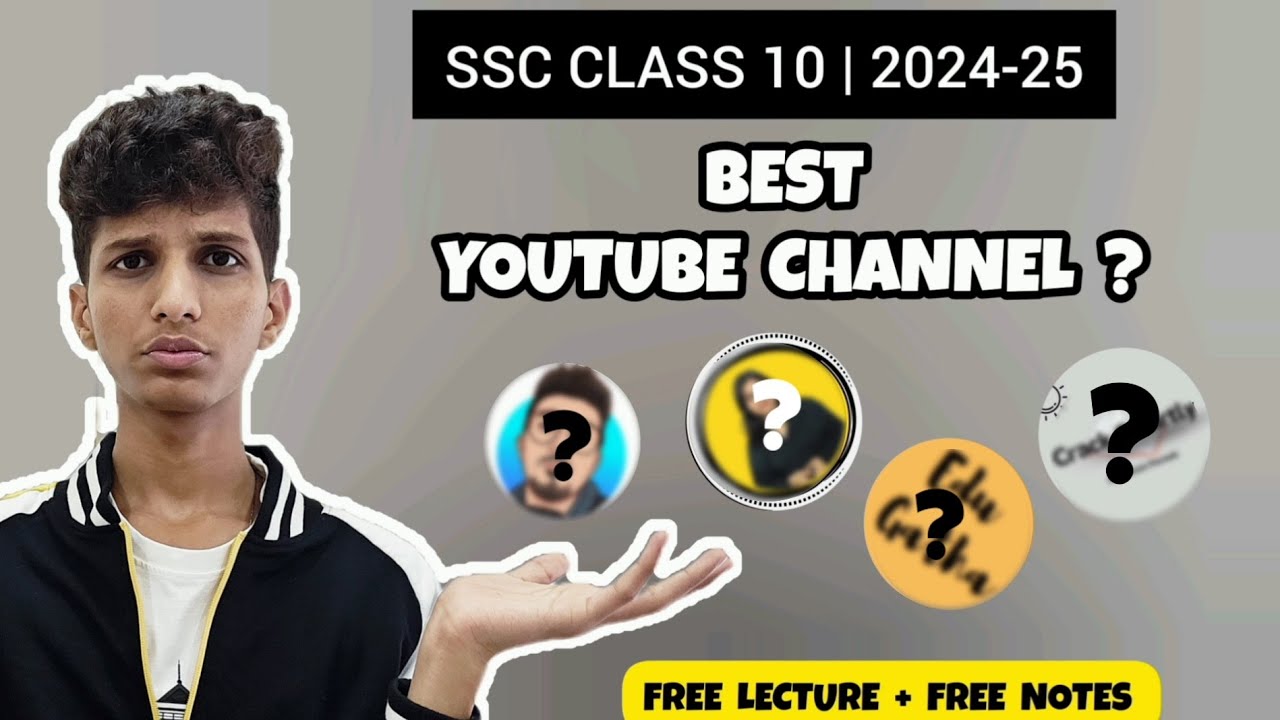 SSC 2024-25 : best youtube channels for class 10 boards 2025 🔥  (I followed them)
