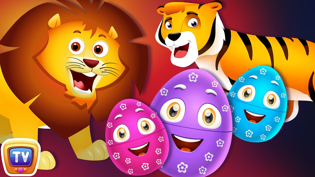 Learn Wild Animals + More ChuChu TV Surprise Eggs Learning Videos SUPER COLLECTION 3