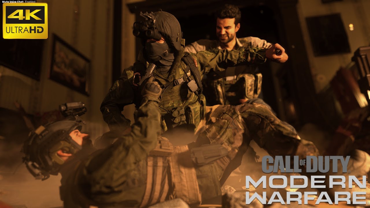 Going Dark [Finding and Capturing Hadir] - Call of Duty: Modern Warfare - 4K UHD Gameplay