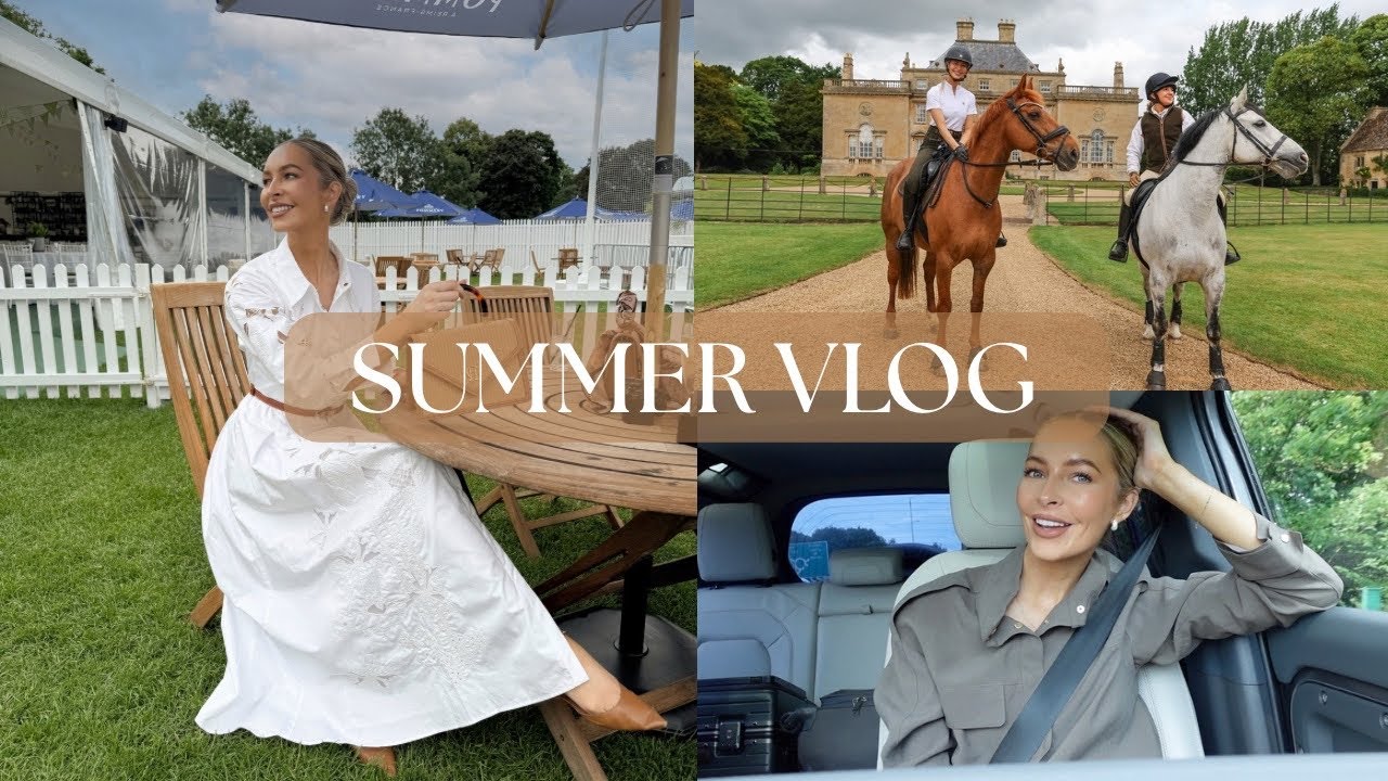 Pack With Me for Our Summer Holiday + Polo in the Park & Countryside Horse Ride POV!