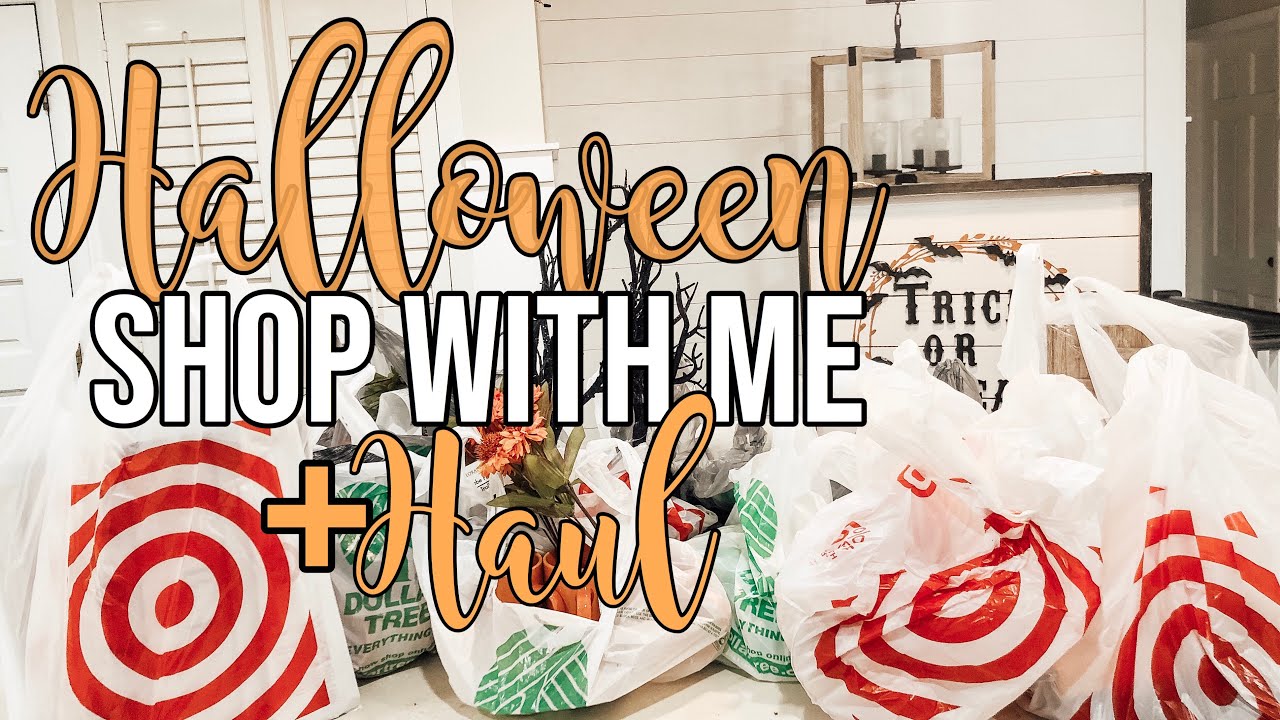 🎃*HUGE* HALLOWEEN HAUL + SHOP WITH ME | Target, Hobby Lobby,  Dollar Tree, At Home, & Joanns🎃
