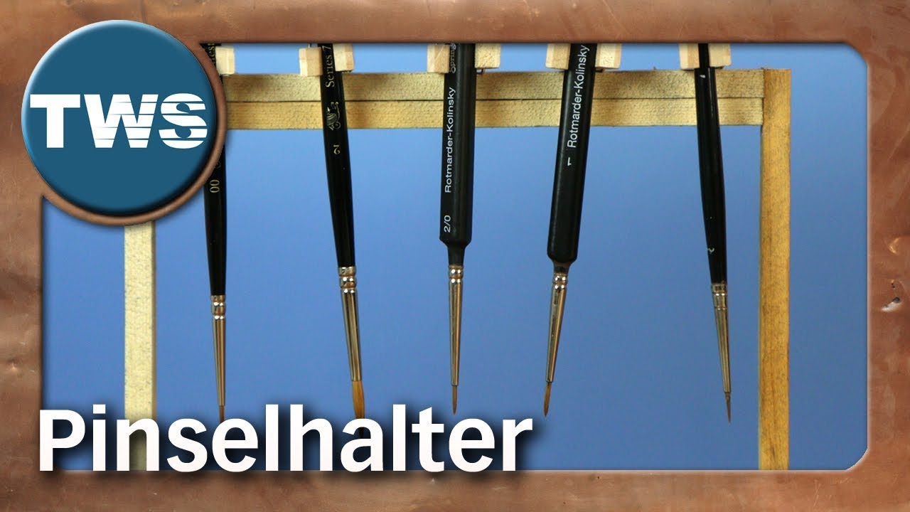 Tutorial: Pinselhalter / brush holder (Tabletop-Zubehör, TWS)
