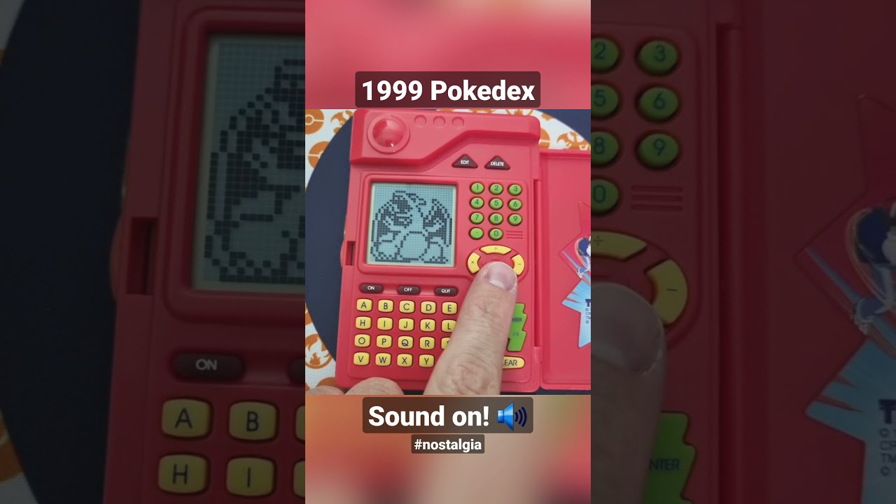 Pokemon Pokedex 1999 | Pokemon 1-150 | Charizard | Tiger Electronics | Nostalgia #shorts