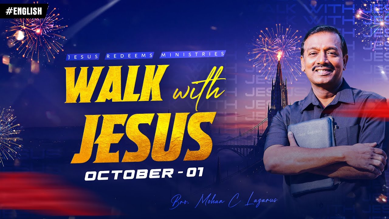 You shall receive power to overcome || Walk with Jesus | Bro. Mohan C Lazarus | October 1 | English