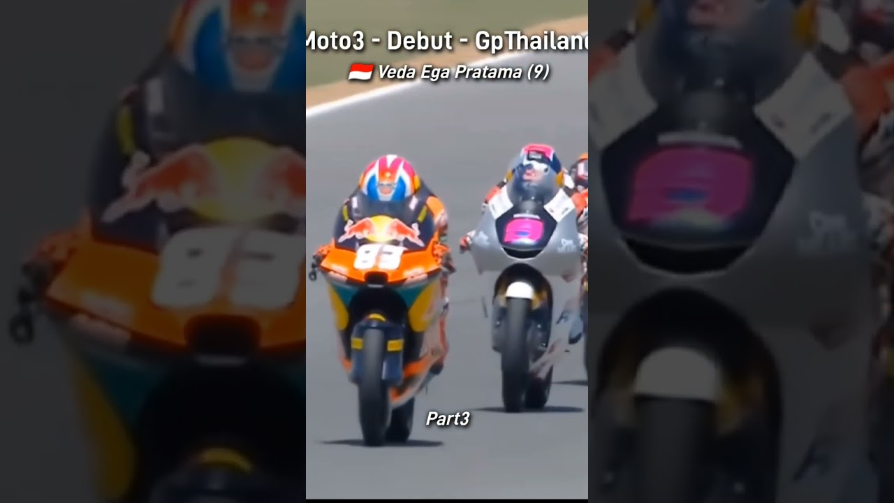 Moto3 | Debut Part 3 | 🇮🇩 Veda Ega Pratama | Gp Thailand #moto3 #vedaegapratama #trending