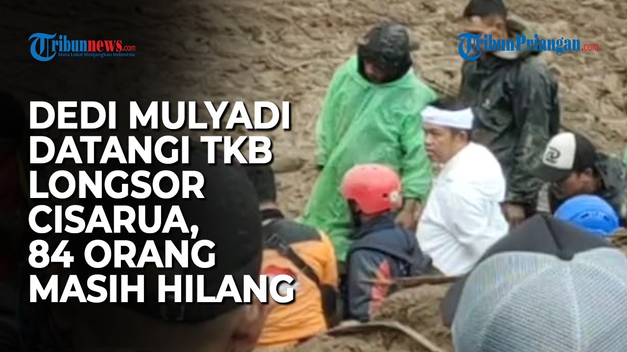 🔴LIVE - Dedi Mulyadi Datangi TKB Longsor Cisarua Bandung Barat, 84 Orang Masih Hilang