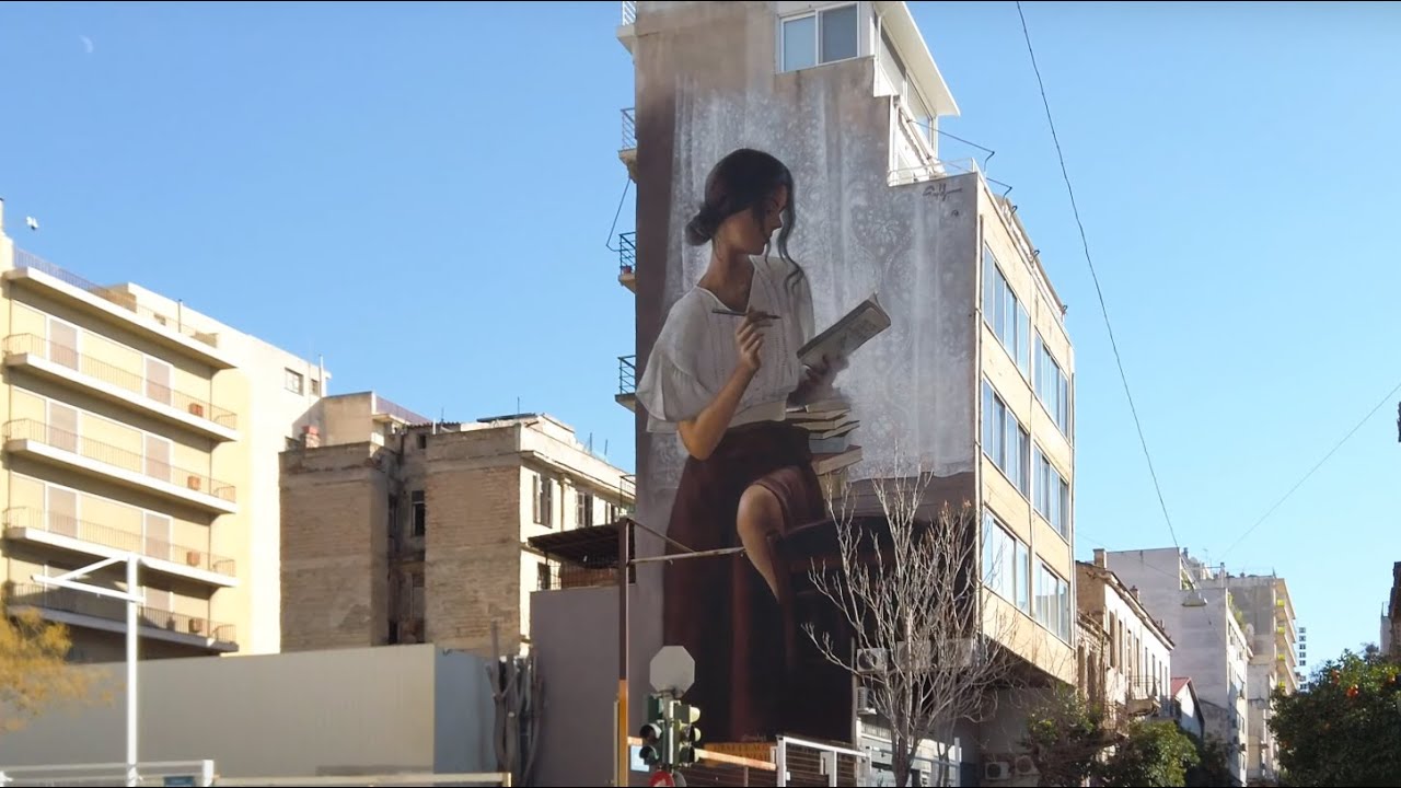 #186 Metaxourgeio 1 hour walk in Athens, Greece