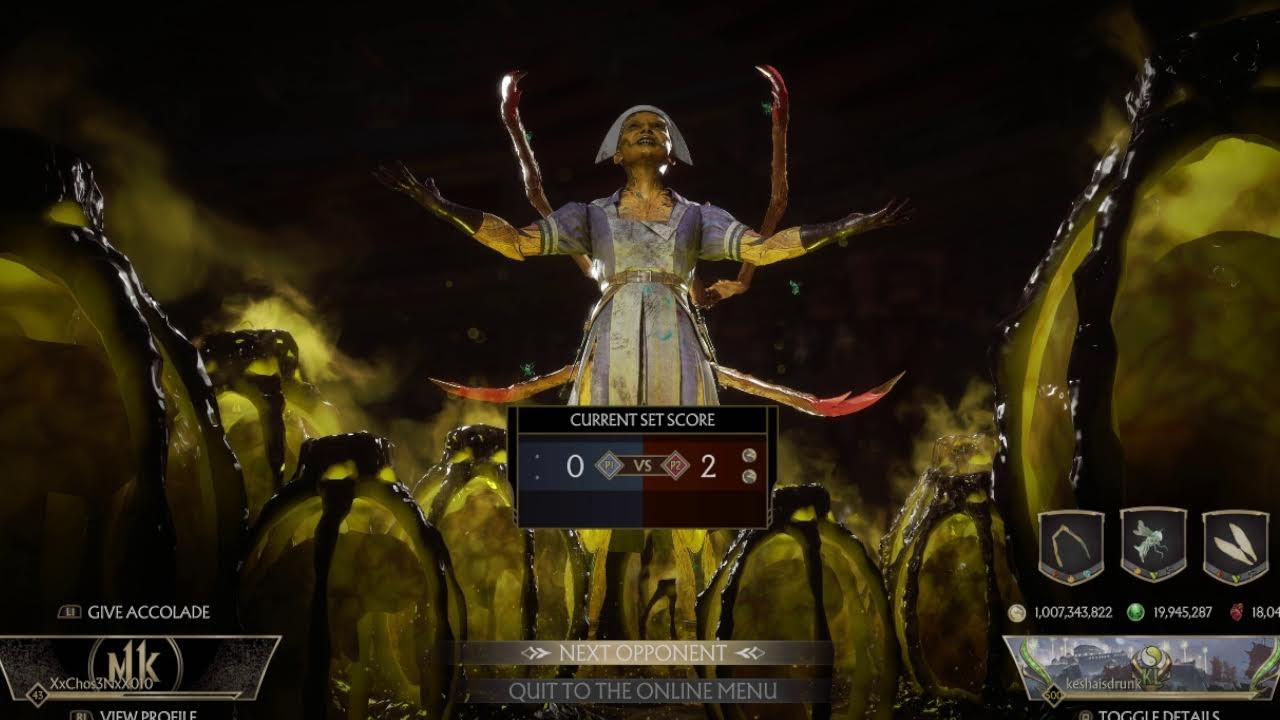 mk1 finished for me, return to mk11