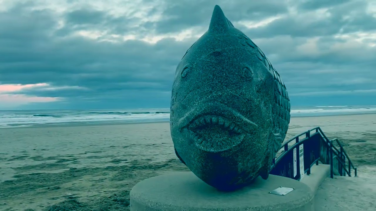 Hampton Beach Before the Busy Season on the First Day of Daylight Savings