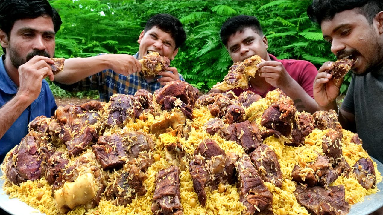 PESHAWARI CHAWAL | Pakistani GOLDEN PULAO Recipe | Cooking In Village