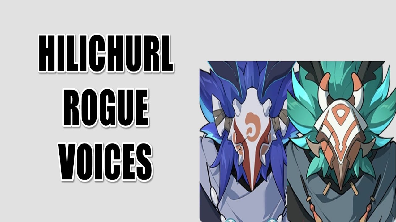 Genshin Impact - Hilichurl Rogue Voices
