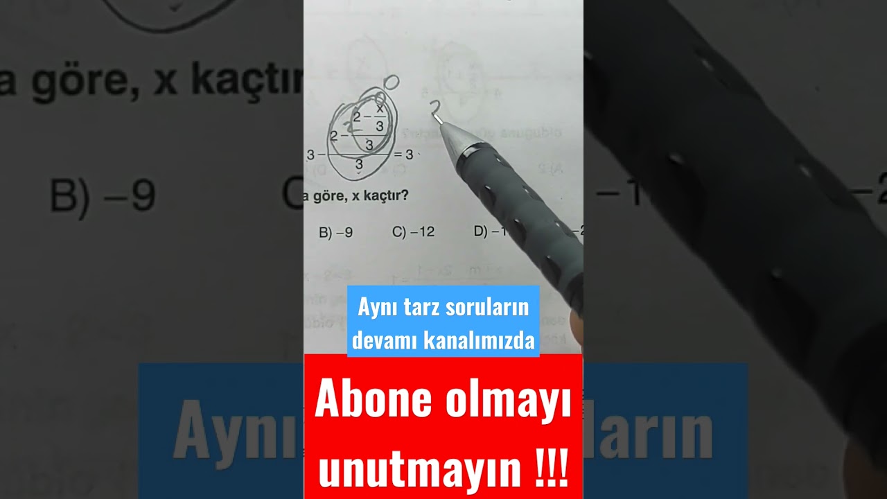 #matematik #kpss #tyt #lgs #dgs #sınav #problem #tayfa