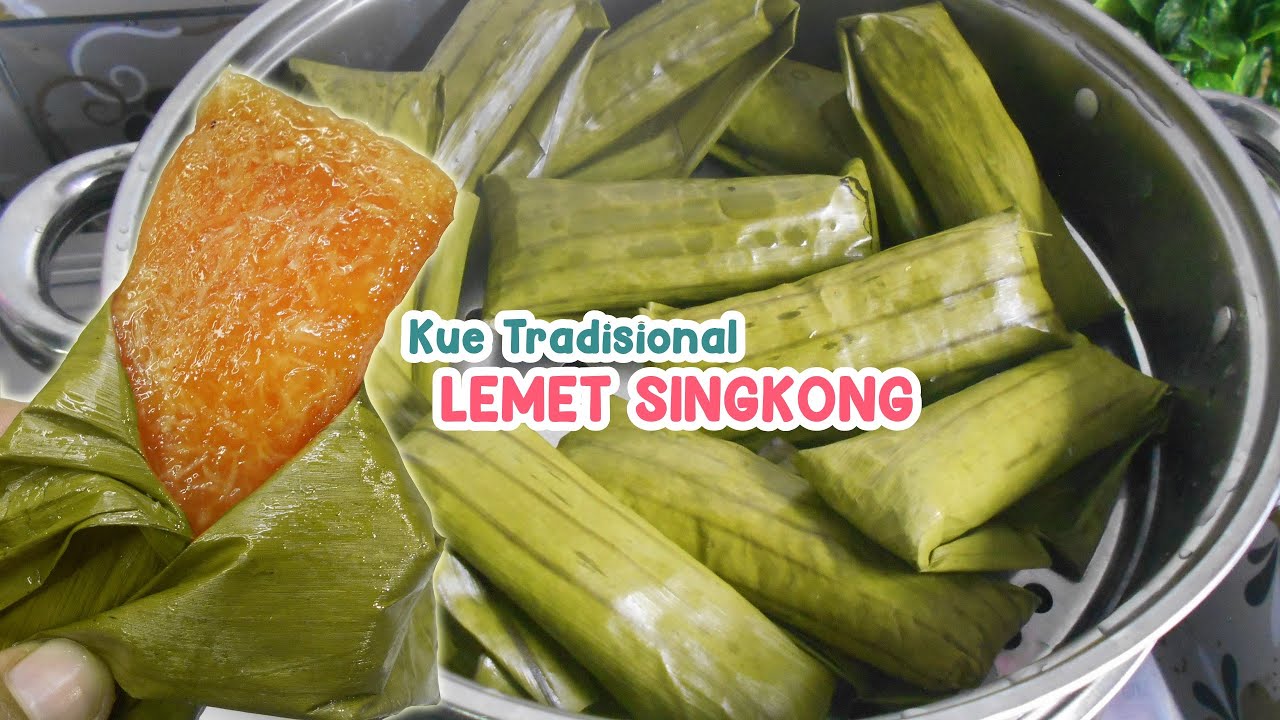 CARA MEMBUAT LEMET SINGKONG  | Kenyal, Lembut, Praktis, dan Enak